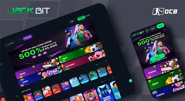 Casino home screen